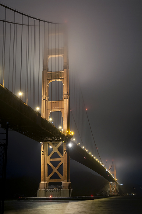 Golden Gate Bridge at Night by Mike Irwin Golden Gate Bridge at Night by Mike Irwin
